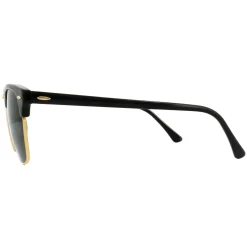 Ray-Ban Ray-Ban|Round^Sunglasses Clubmaster 3016 W0365 Black Green G-15 Small 49mm
