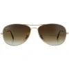Ray-Ban Ray-Ban|Ray-Ban^Sunglasses Cockpit 3362 001/51 Gold Brown Gradient 59mm