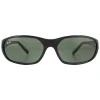 Ray-Ban Rectangle^Sunglasses Daddy O II RB2016 601/31 Black G-15 Green