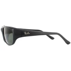 Ray-Ban Rectangle^Sunglasses Daddy O II RB2016 601/31 Black G-15 Green