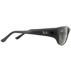 Ray-Ban Rectangle^Sunglasses Daddy O II RB2016 601/31 Black G-15 Green