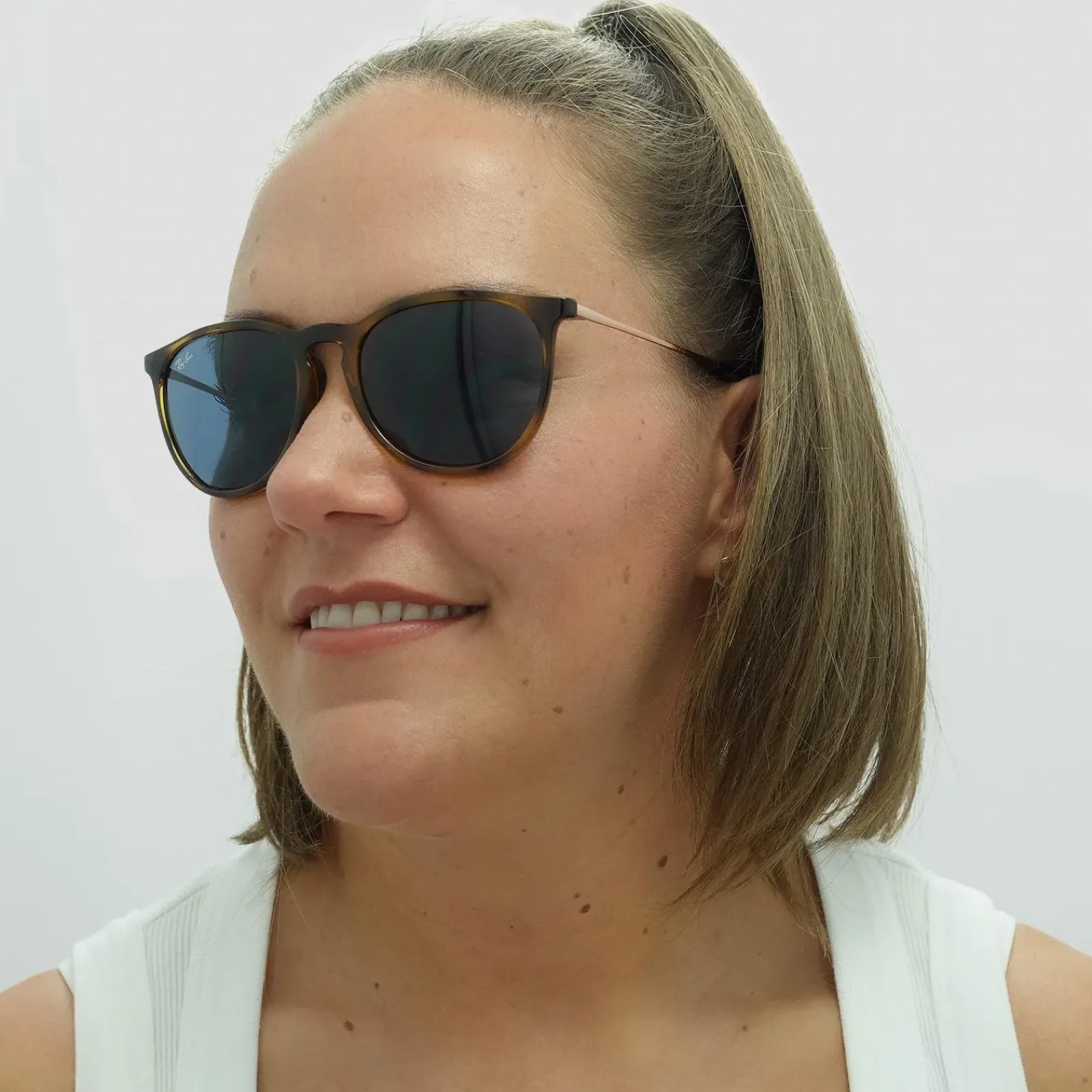 Ray-Ban Ray-Ban|Ray-Ban^Sunglasses Erika 4171 639080 Havana Dark Blue