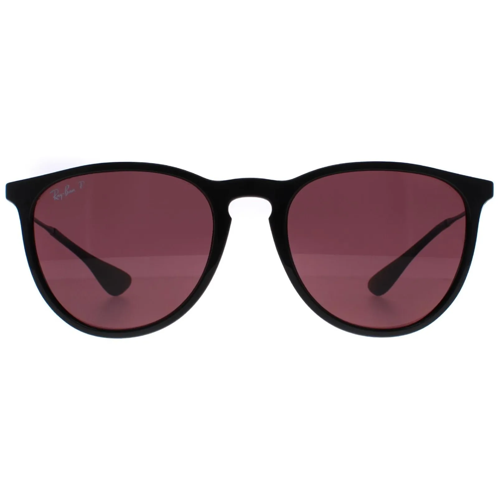 Ray-Ban Polarised^Sunglasses Erika 4171 601/5Q Black Violet Mirror Polarized