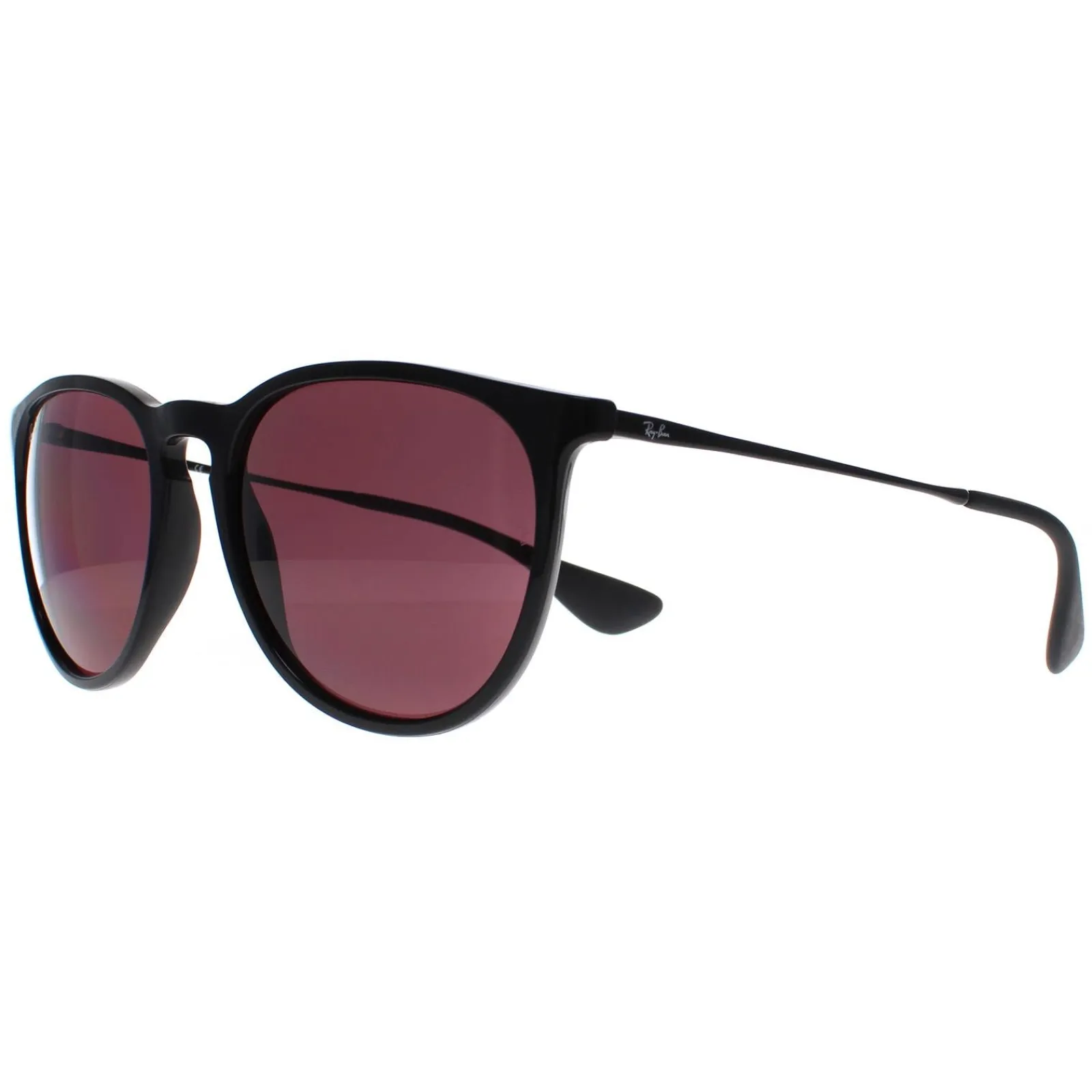 Ray-Ban Polarised^Sunglasses Erika 4171 601/5Q Black Violet Mirror Polarized