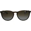 Ray-Ban Polarised^Sunglasses Erika 4171 710/T5 Tortoise & Gunmetal Brown Gradien