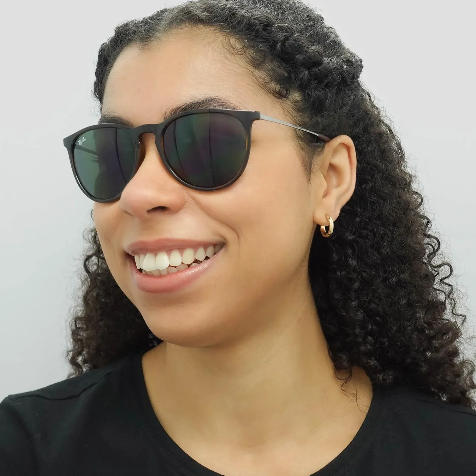 Ray-Ban Ray-Ban|Ray-Ban^Sunglasses Erika 4171 710/71 Tortoise & Gunmetal Green