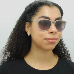 Ray-Ban Ray-Ban|Ray-Ban^Sunglasses Erika 4171 600068 Dark Rubber Sand Brown Gradient