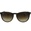 Ray-Ban Ray-Ban|Ray-Ban^Rayban Sunglasses Erika 4171 Rubberised Havana Brown Gradient 865/13