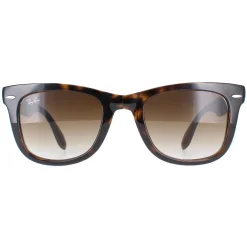 Ray-Ban Ray-Ban|Rectangle^Sunglasses Folding Wayfarer 4105 Light Havana Brown Gradient 7