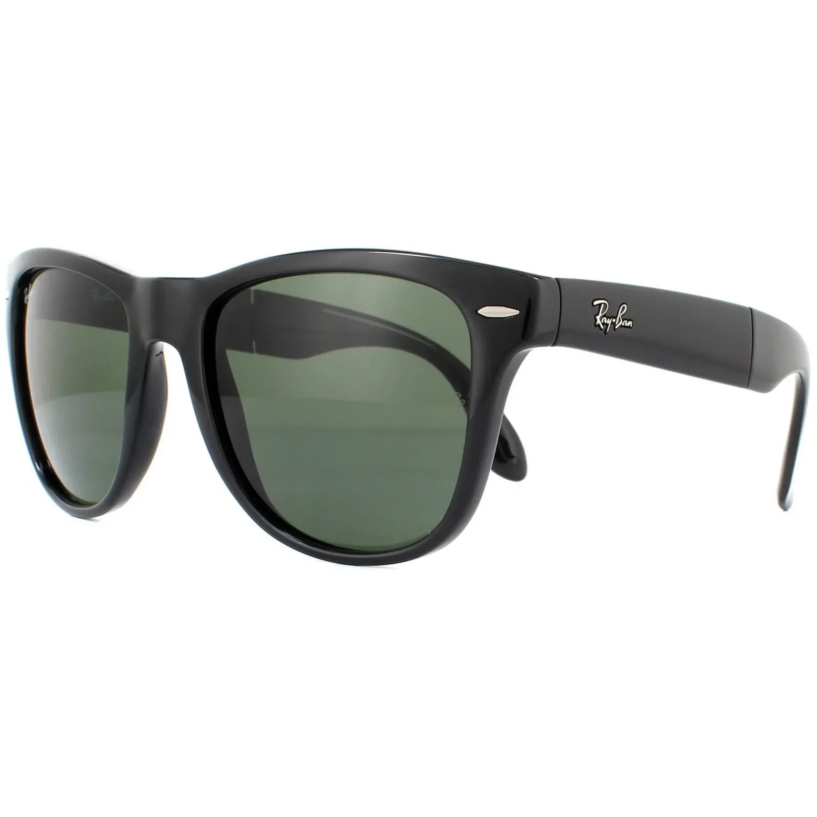 Ray-Ban Ray-Ban|Rectangle^Sunglasses Folding Wayfarer 4105 Black 601 50mm