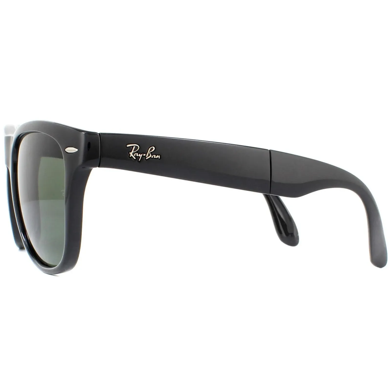Ray-Ban Ray-Ban|Rectangle^Sunglasses Folding Wayfarer 4105 Black 601 50mm