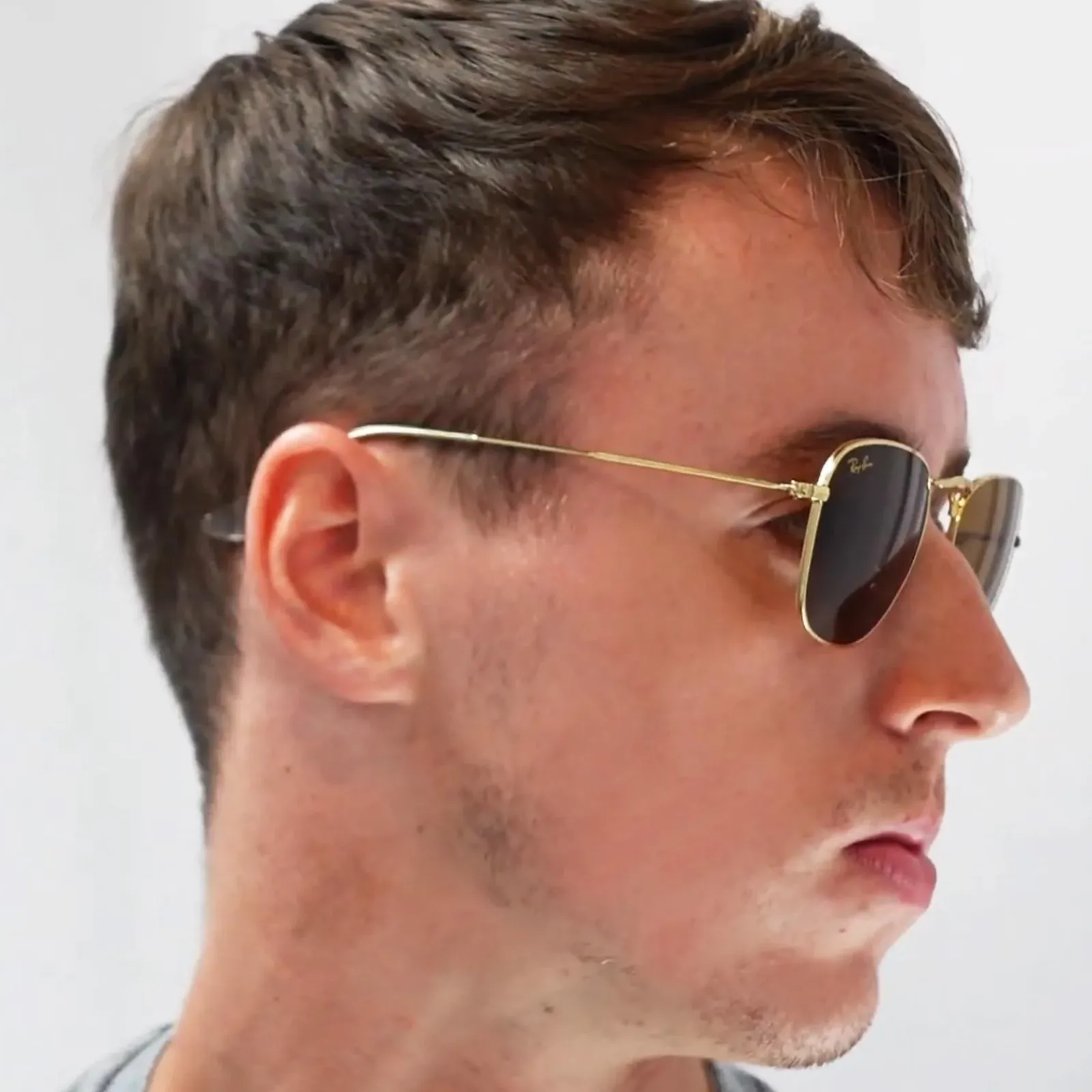 Ray-Ban Ray-Ban|Ray-Ban^Sunglasses Frank Legend RB3857 919931 Polished Black Green G-1