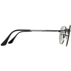 Ray-Ban Square|Polarised^Sunglasses Hexagonal RB3548N 002/58 Polished Black Green Polar