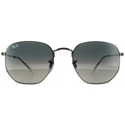Ray-Ban Square|Ray-Ban^Sunglasses Hexagonal RB3548N 004/71 Gunmetal Dark Grey Gradien