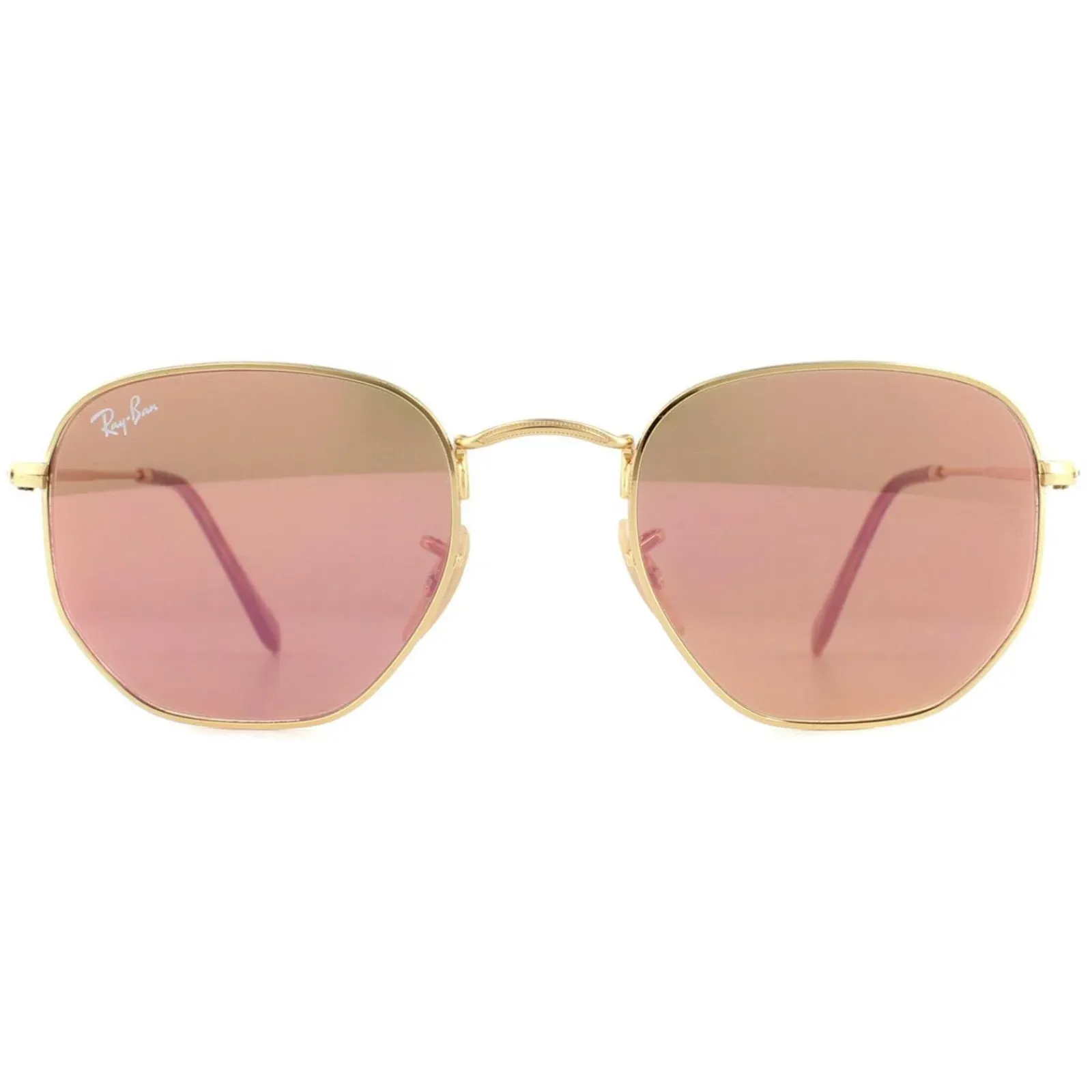 Ray-Ban Ray-Ban|Ray-Ban^Sunglasses Hexagonal 3548N 001/Z2 Gold Copper Flash Mirror