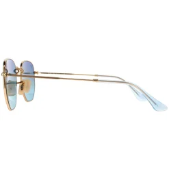Ray-Ban Square|Ray-Ban^Sunglasses Hexagonal RB3548N 91233M Gold Blue Grey Gradient
