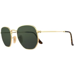 Ray-Ban Ray-Ban|Square^Sunglasses Hexagonal 3548N 001 Gold Green G-15