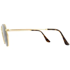 Ray-Ban Ray-Ban|Square^Sunglasses Hexagonal 3548N 001 Gold Green G-15