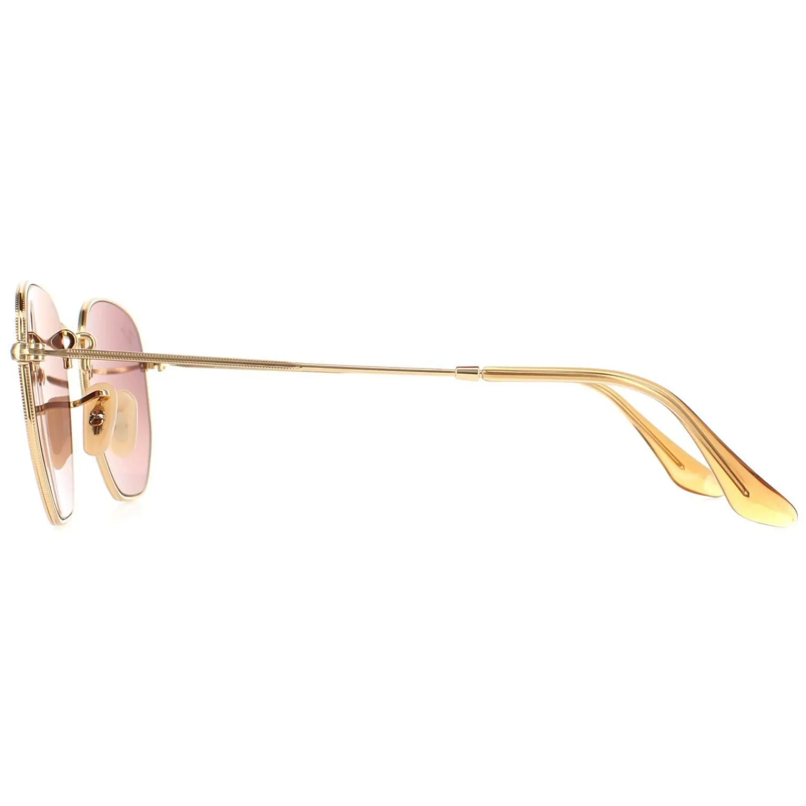 Ray-Ban Square|Ray-Ban^Sunglasses Hexagonal RB3548N 912443 Polished Gold Brown Gradie