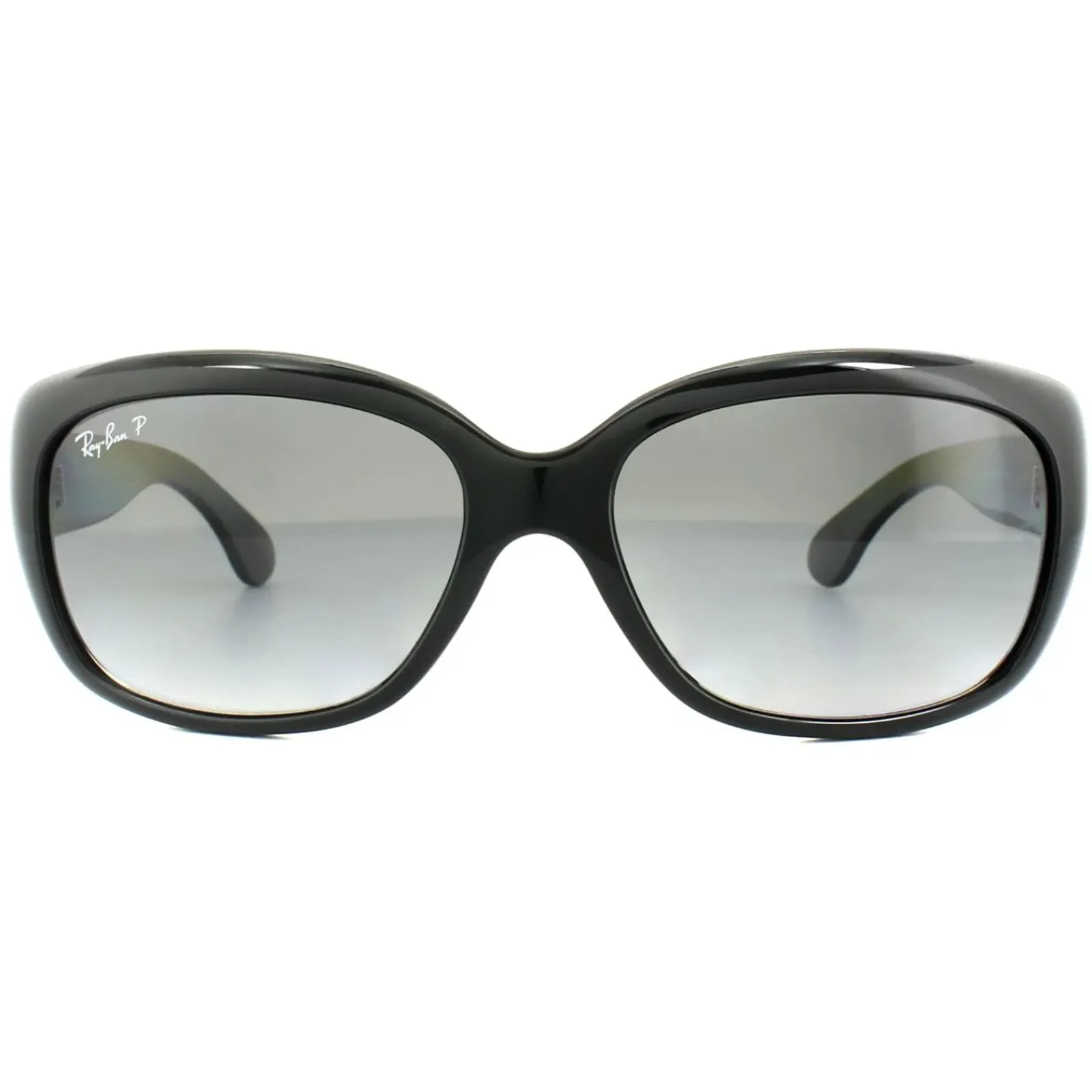 Ray-Ban Polarised|Ray-Ban^Sunglasses Jackie Ohh 4101 601/T3 Shiny Black Grey Gradient Po