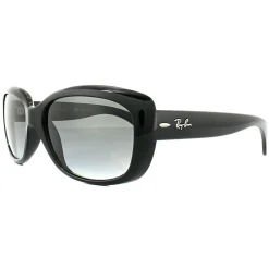 Ray-Ban Polarised|Ray-Ban^Sunglasses Jackie Ohh 4101 601/T3 Shiny Black Grey Gradient Po