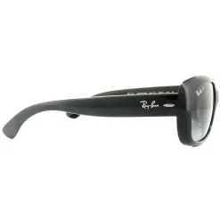 Ray-Ban Polarised|Ray-Ban^Sunglasses Jackie Ohh 4101 601/T3 Shiny Black Grey Gradient Po