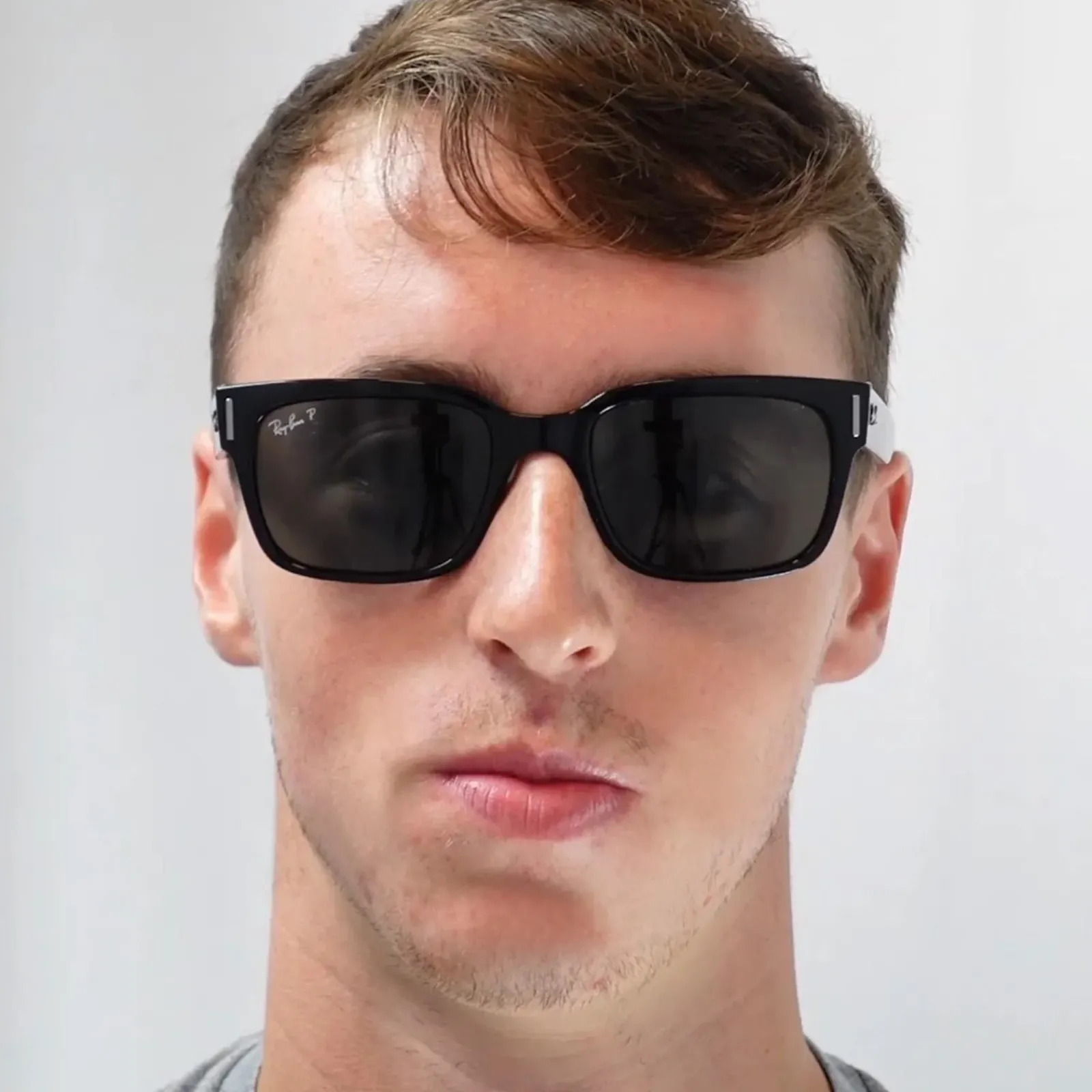Ray-Ban Ray-Ban|Square^Sunglasses Jeffrey RB2190 1292B1 Havana On Transparent Brown D