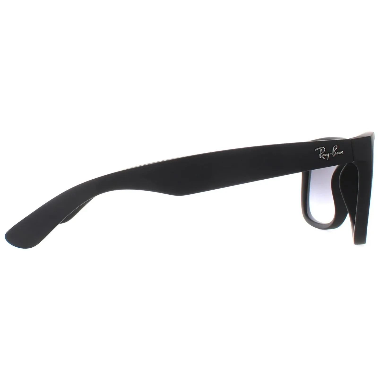 Ray-Ban Ray-Ban|Rectangle^Sunglasses Justin 4165 601/8G Rubber Black Grey Gradient
