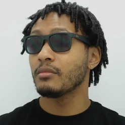 Ray-Ban Ray-Ban|Rectangle^Sunglasses Justin 4165 601/8G Rubber Black Grey Gradient