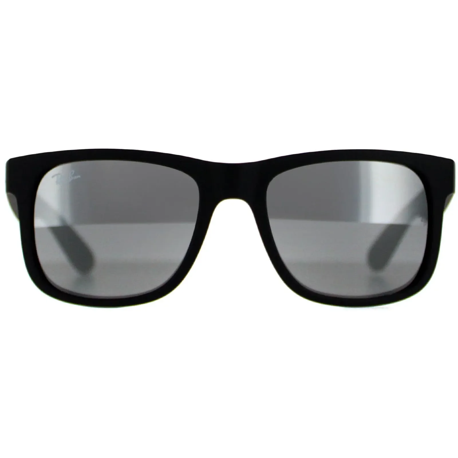 Ray-Ban Ray-Ban|Ray-Ban^Sunglasses Justin 4165 622/6G Rubber Black Grey Mirror