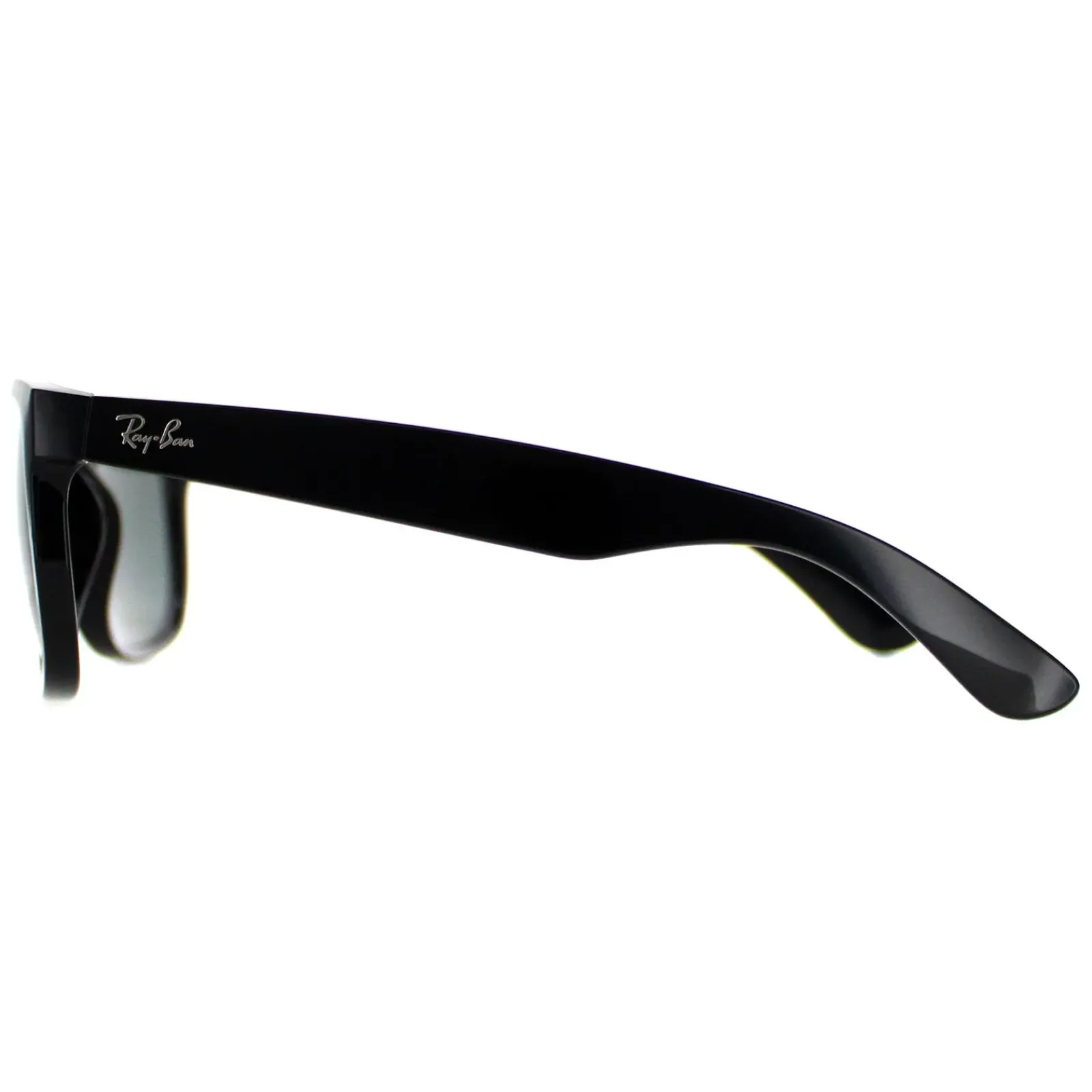 Ray-Ban Rectangle^Sunglasses Justin 4165 601/71 Shiny Black Green