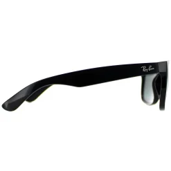 Ray-Ban Rectangle^Sunglasses Justin 4165 601/71 Shiny Black Green