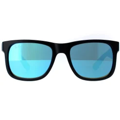 Ray-Ban Ray-Ban|Rectangle^Sunglasses Justin 4165 622/55 Black Blue Mirror