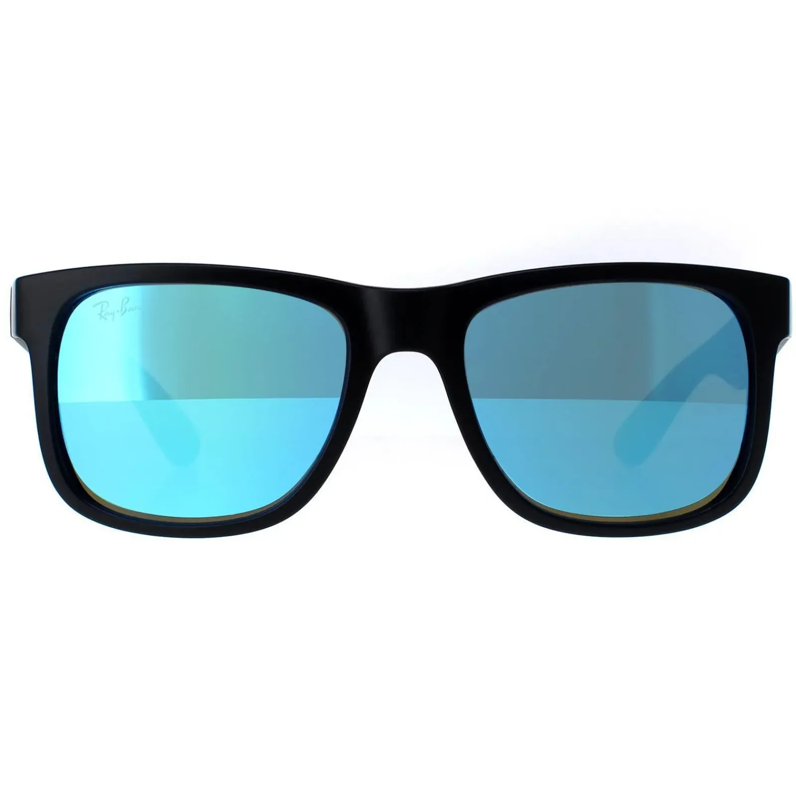 Ray-Ban Ray-Ban|Rectangle^Sunglasses Justin 4165 622/55 Black Blue Mirror