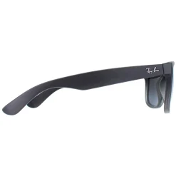 Ray-Ban Ray-Ban|Rectangle^Sunglasses Justin 4165 852/88 Rubber Grey Silver Mirror Gradie