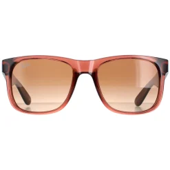 Ray-Ban Ray-Ban|Rectangle^Sunglasses Justin 4165 659413 Transparent Light Brown Brown Gr