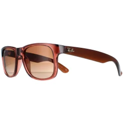 Ray-Ban Ray-Ban|Rectangle^Sunglasses Justin 4165 659413 Transparent Light Brown Brown Gr
