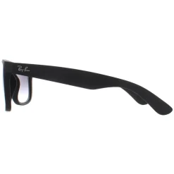Ray-Ban Rectangle^Sunglasses Justin 4165 Rubber Black Grey Gradient 601/8G
