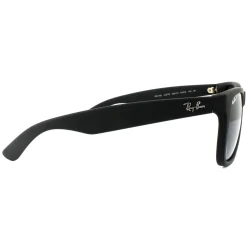 Ray-Ban Polarised|Ray-Ban^Sunglasses Justin 4165 622/T3 Black Rubber Grey Gradient Polar