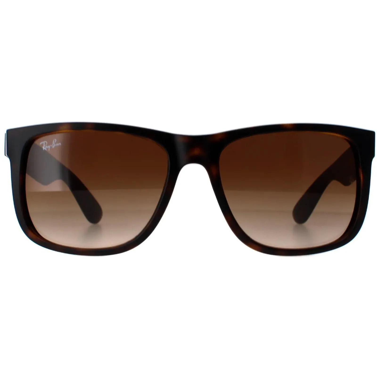 Ray-Ban Ray-Ban|Rectangle^Sunglasses Justin 4165 710/13 Rubber Light Havana Brown Gradie
