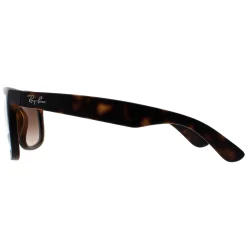 Ray-Ban Ray-Ban|Rectangle^Sunglasses Justin 4165 710/13 Rubber Light Havana Brown Gradie
