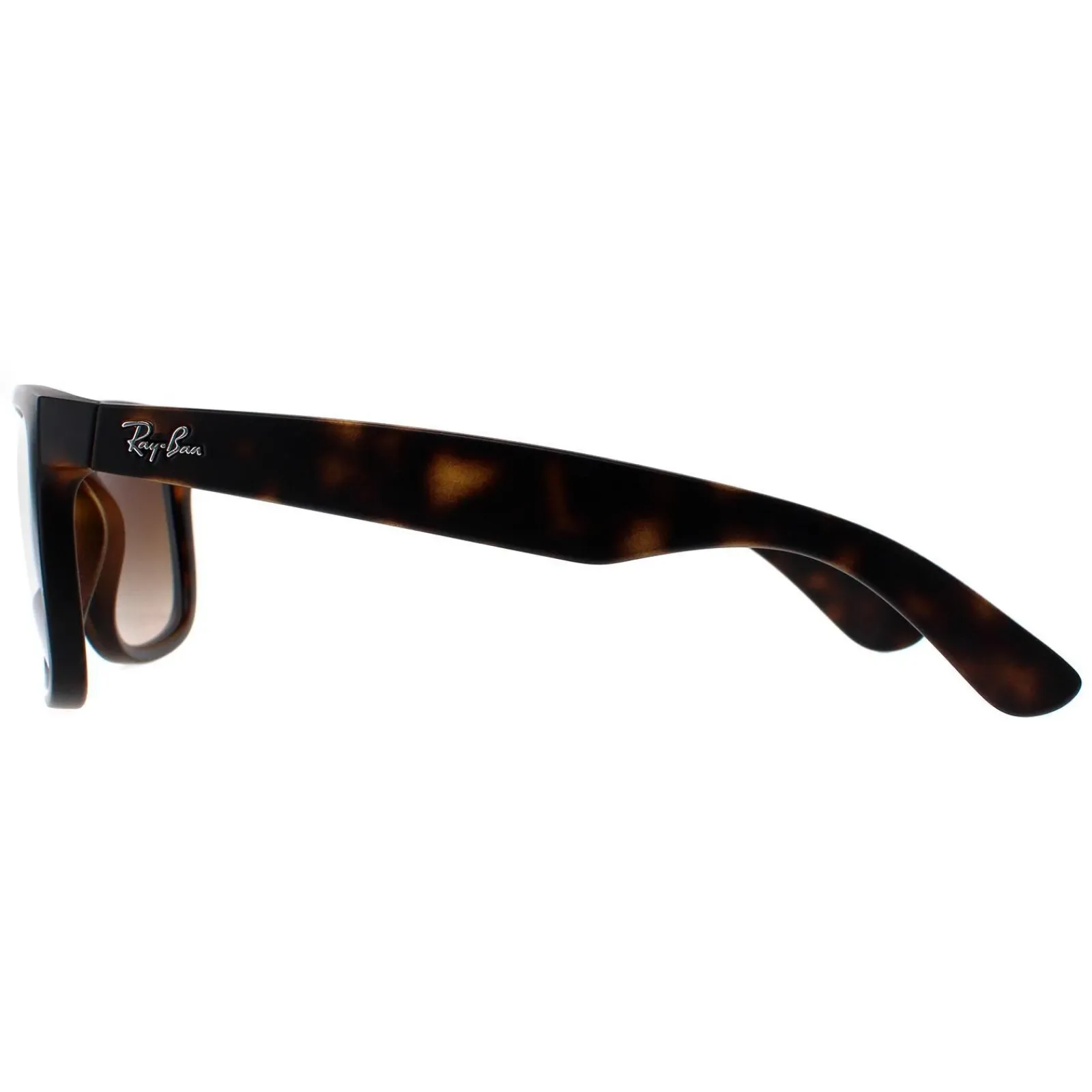 Ray-Ban Ray-Ban|Rectangle^Sunglasses Justin 4165 710/13 Rubber Light Havana Brown Gradie