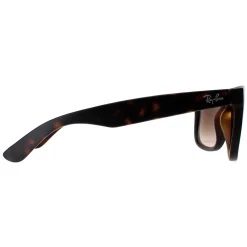 Ray-Ban Ray-Ban|Rectangle^Sunglasses Justin 4165 710/13 Rubber Light Havana Brown Gradie