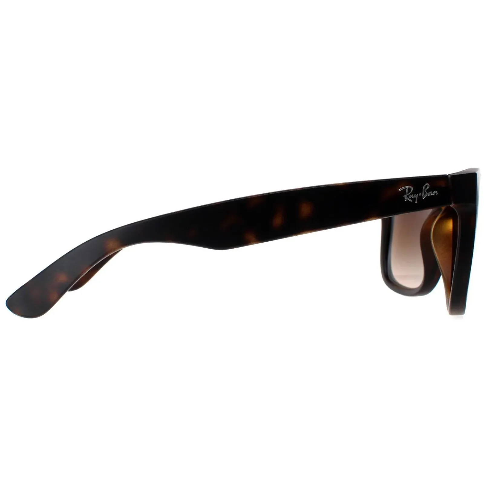 Ray-Ban Ray-Ban|Rectangle^Sunglasses Justin 4165 710/13 Rubber Light Havana Brown Gradie