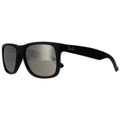Ray-Ban Ray-Ban|Rectangle^Sunglasses Justin 4165 622/5A Black Gold Mirror