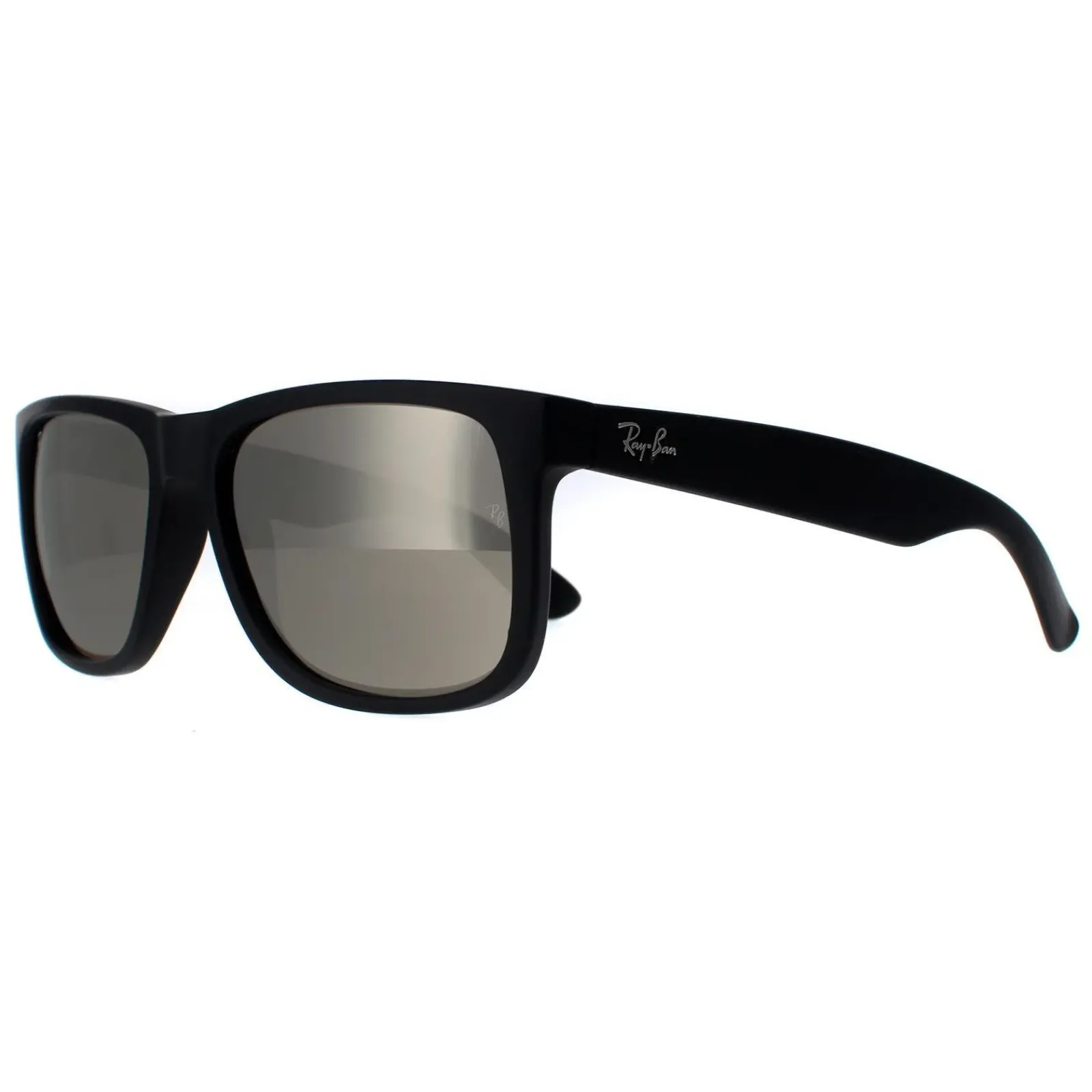 Ray-Ban Ray-Ban|Rectangle^Sunglasses Justin 4165 622/5A Black Gold Mirror