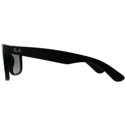 Ray-Ban Ray-Ban|Rectangle^Sunglasses Justin 4165 622/5A Black Gold Mirror