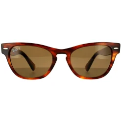 Ray-Ban Polarised|Ray-Ban^Sunglasses Laramie RB2201 954/57 Striped Havana Brown Polarize