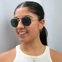 Ray-Ban Ray-Ban|Aviator^Sunglasses Marshal 3648 001 Gold Green G-15