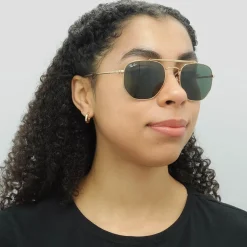 Ray-Ban Ray-Ban|Aviator^Sunglasses Marshal 3648 001 Gold Green G-15
